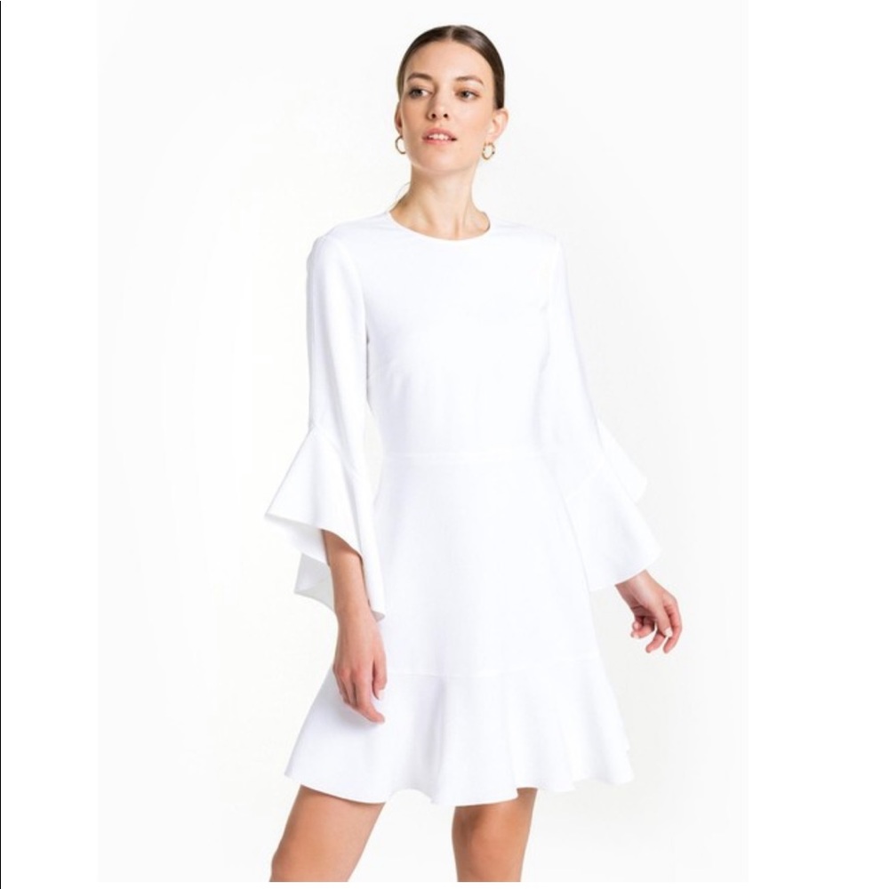 A.L.C. Casual Flounce Dress w/ Dramatic Ruffles